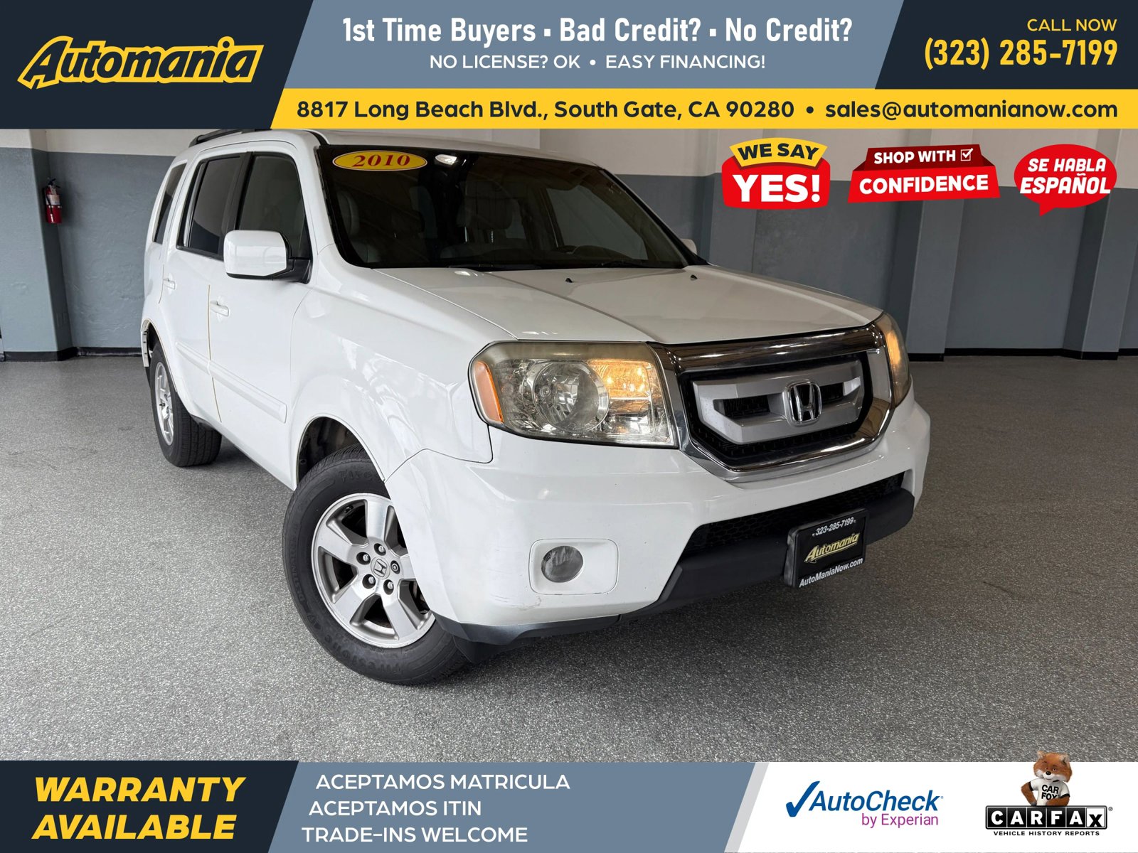 Used 2010 Honda Pilot EX-L