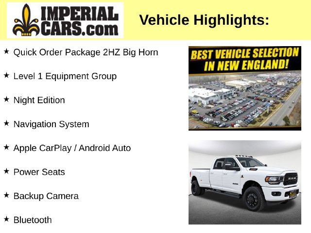 Used 2023 RAM 3500 Big Horn w/ Night Edition AWD/4WD image 8