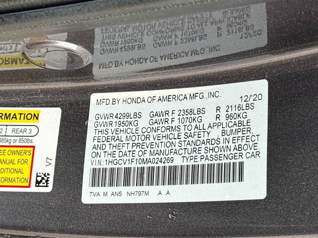 Used 2021 Honda Accord LX image 25