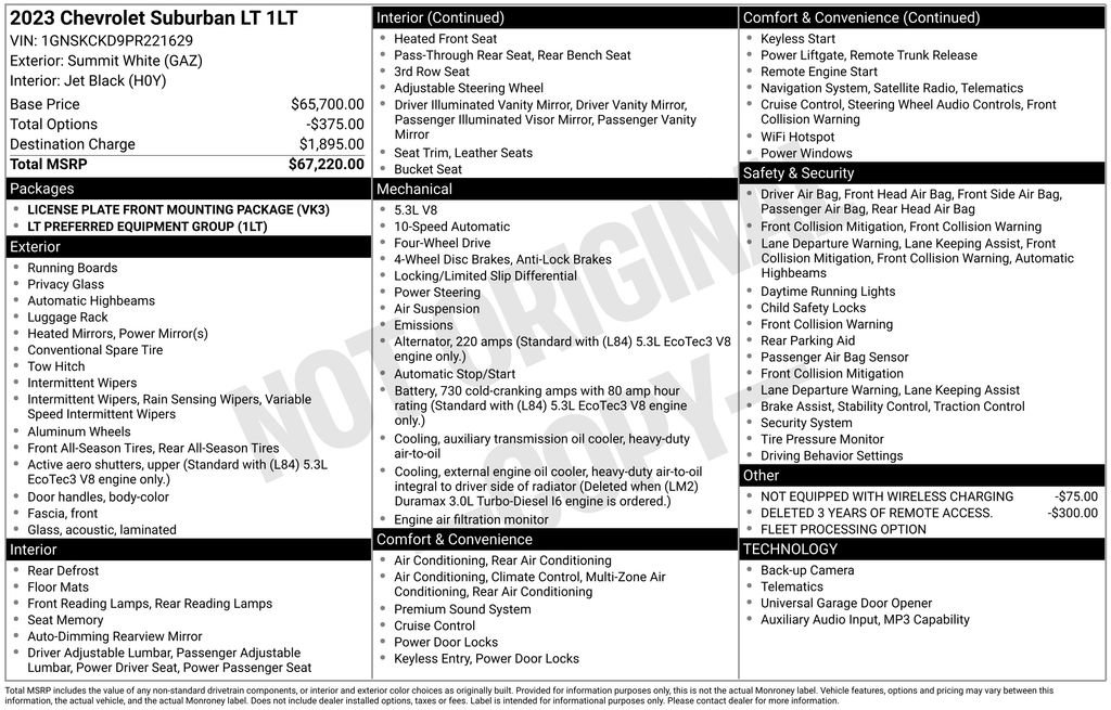 Used 2023 Chevrolet Suburban LT image 4