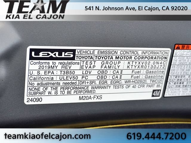 Used 2019 Lexus UX 250h AWD/4WD image 40