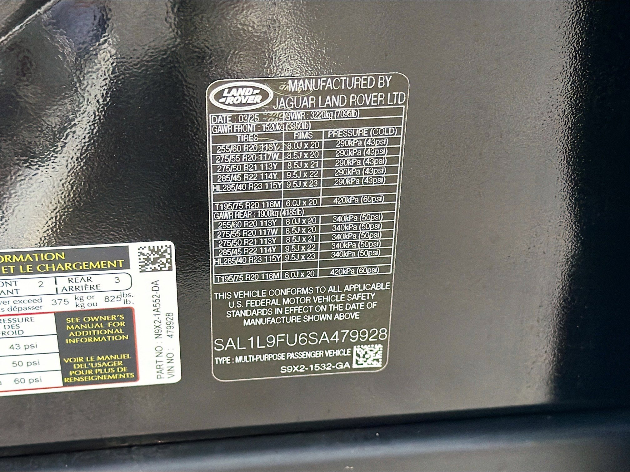 Used 2025 Land Rover Range Rover Sport Dynamic SE image 45