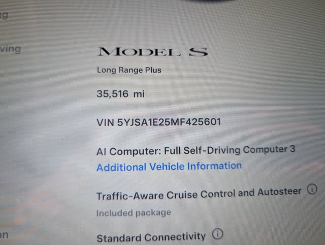 Used 2021 Tesla Model S Long Range Plus AWD/4WD image 22