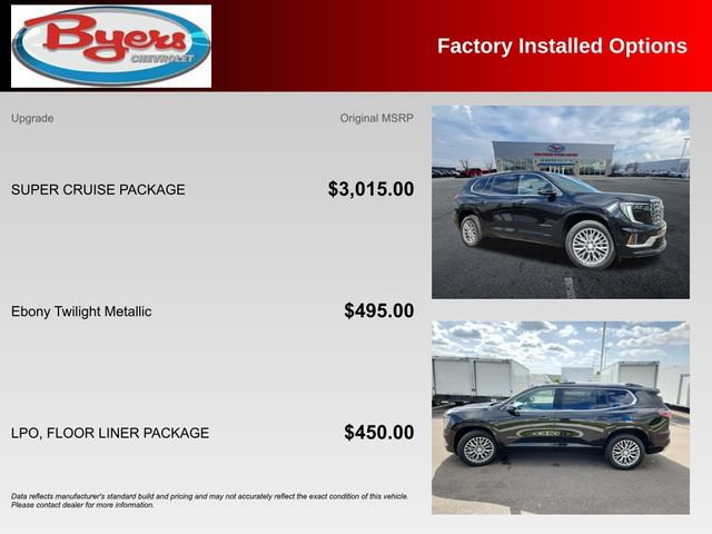 Used 2026 GMC Acadia Denali w/ Super Cruise Package AWD/4WD image 10