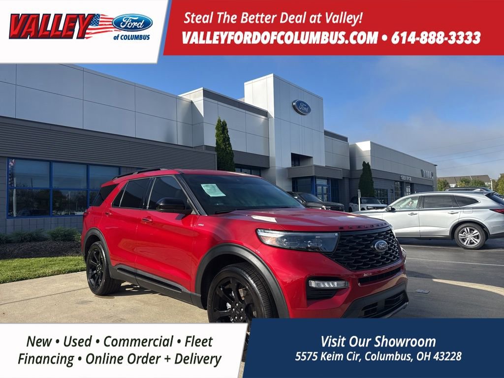 Certified 2022 Ford Explorer ST-Line w/ Class IV Trailer Tow Package