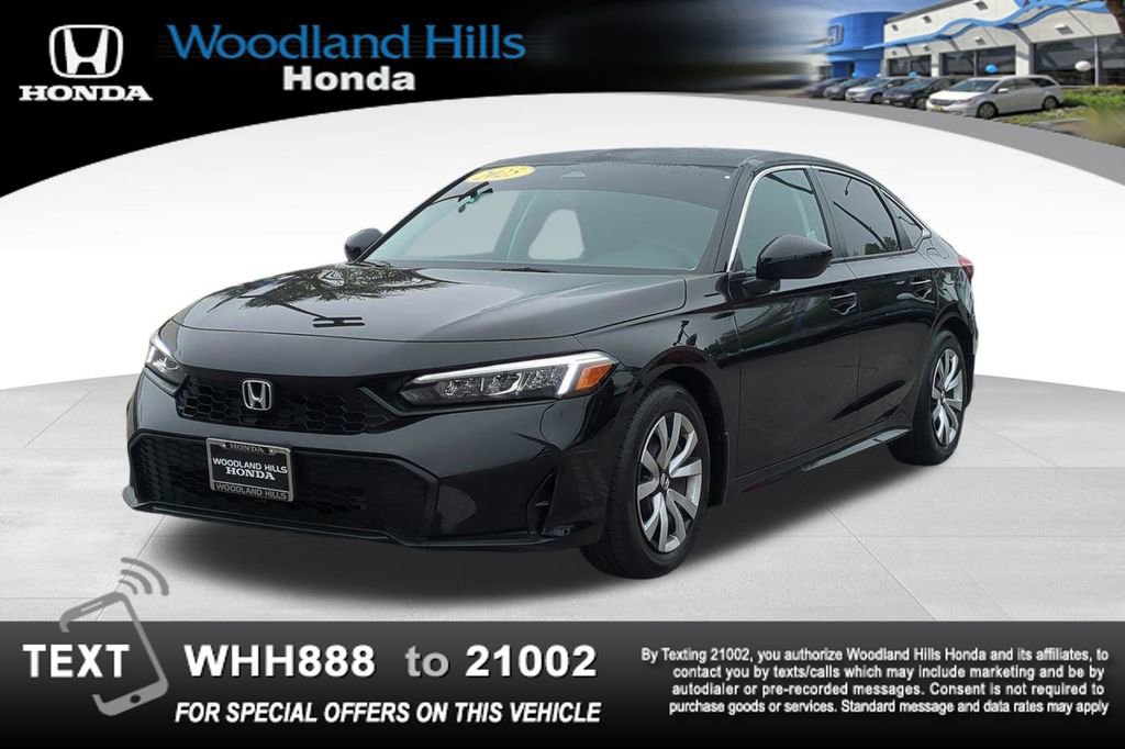 Certified 2025 Honda Civic LX image 1