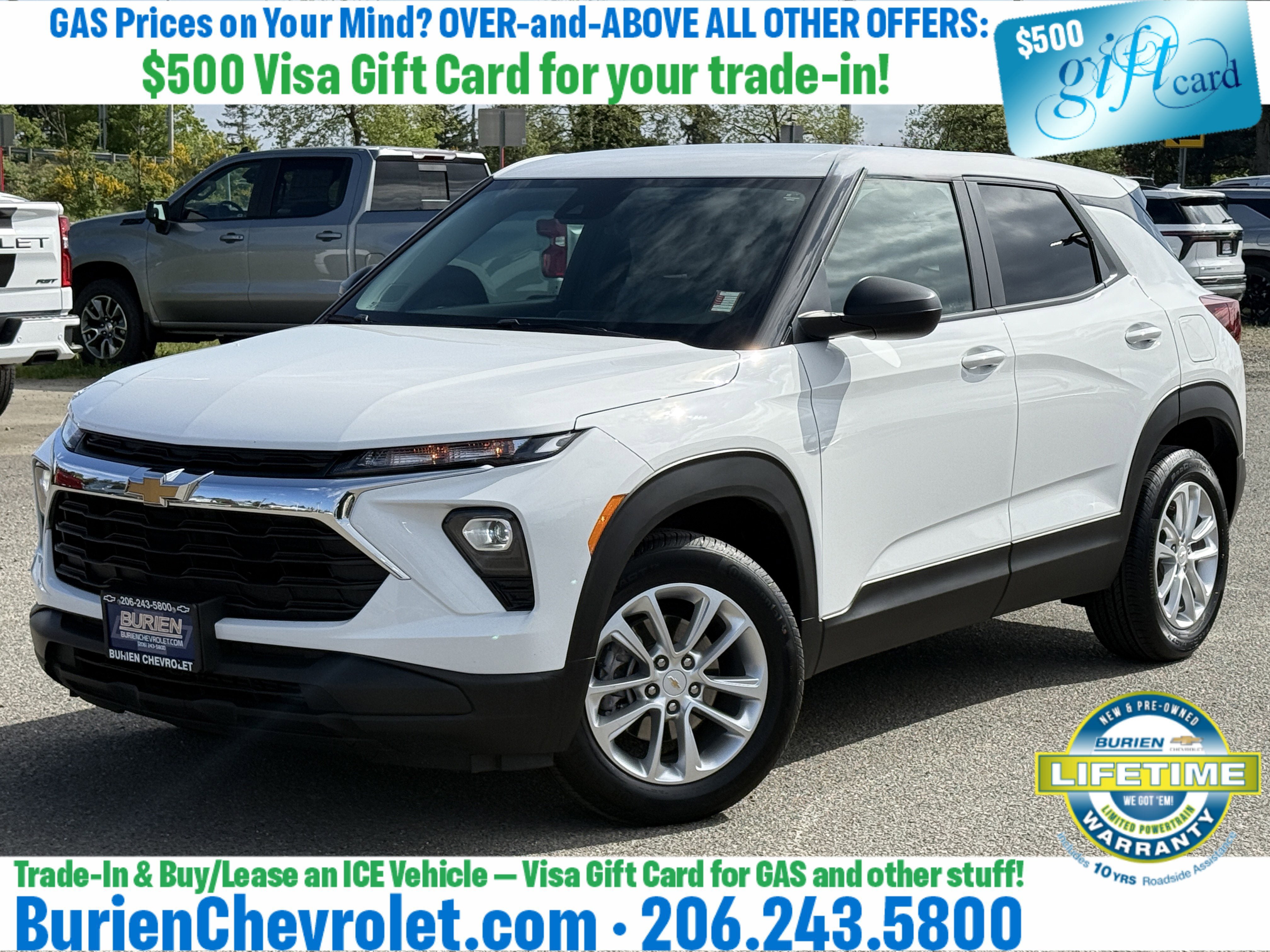 Used 2024 Chevrolet TrailBlazer LS w/ LS Convenience Package FWD image 1