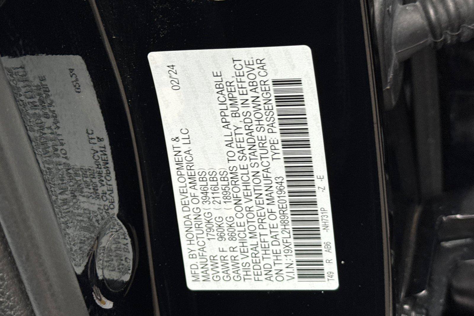 Used 2024 Honda Civic Sport image 30