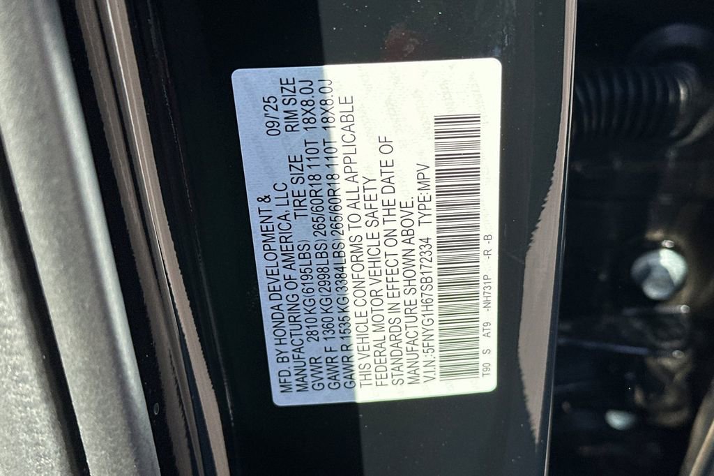 New 2025 Honda Pilot TrailSport image 35