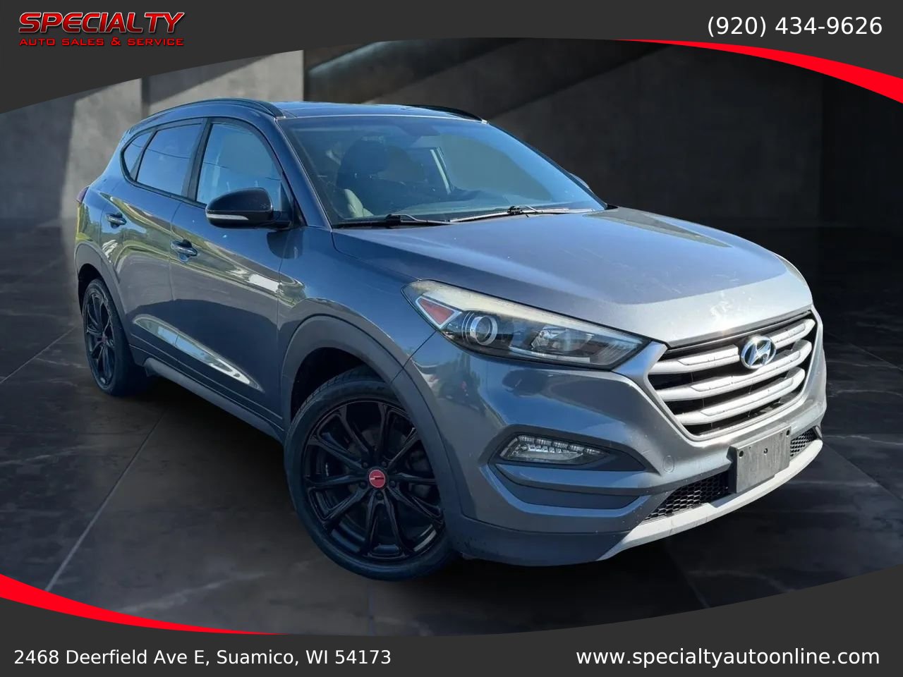Used 2017 Hyundai Tucson Night w/ Cargo Package AWD/4WD image 2