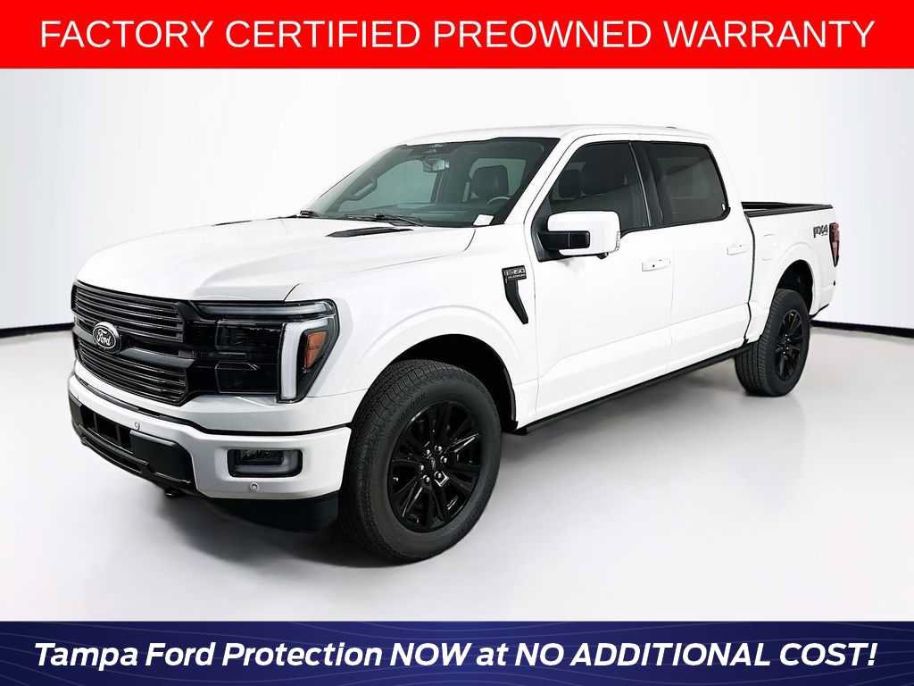Certified 2025 Ford F150 Platinum w/ Equipment Group 702A High