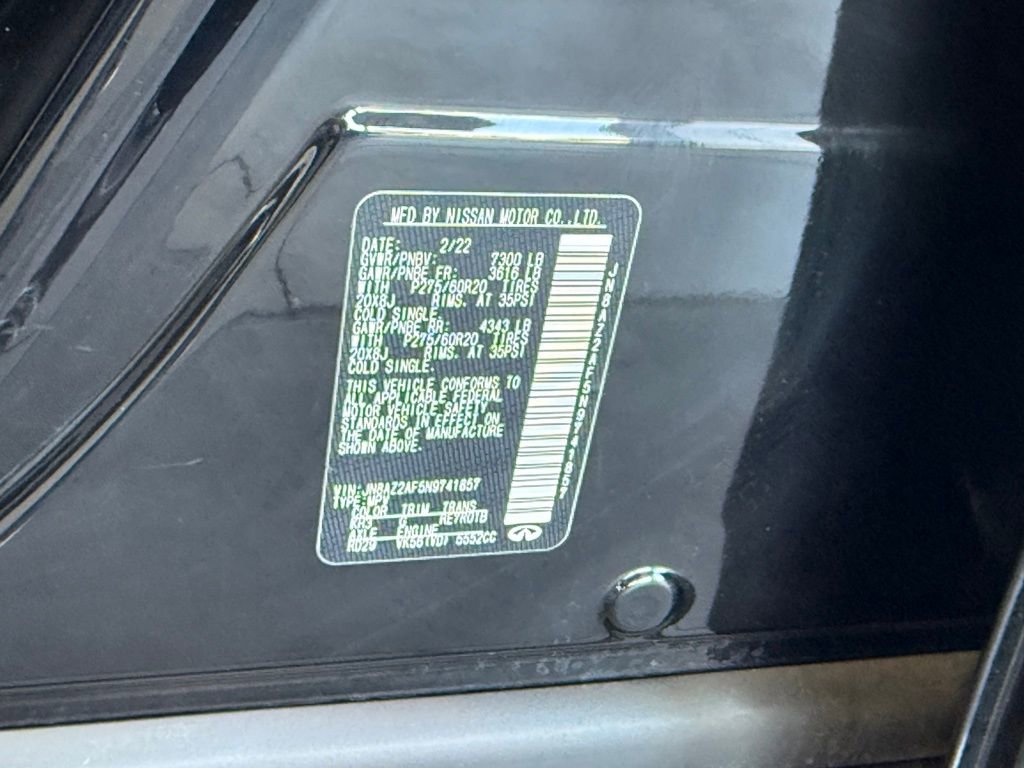 Used 2022 INFINITI QX80 Luxe image 39