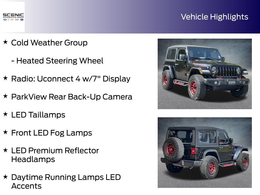 Used 2021 Jeep Wrangler Rubicon w/ LED Lighting Group image 10