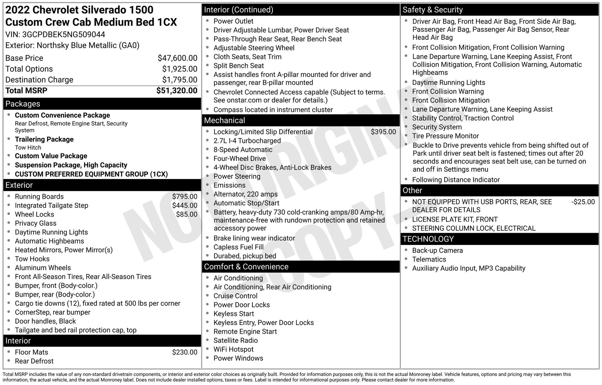 Used 2022 Chevrolet Silverado 1500 Custom image 4