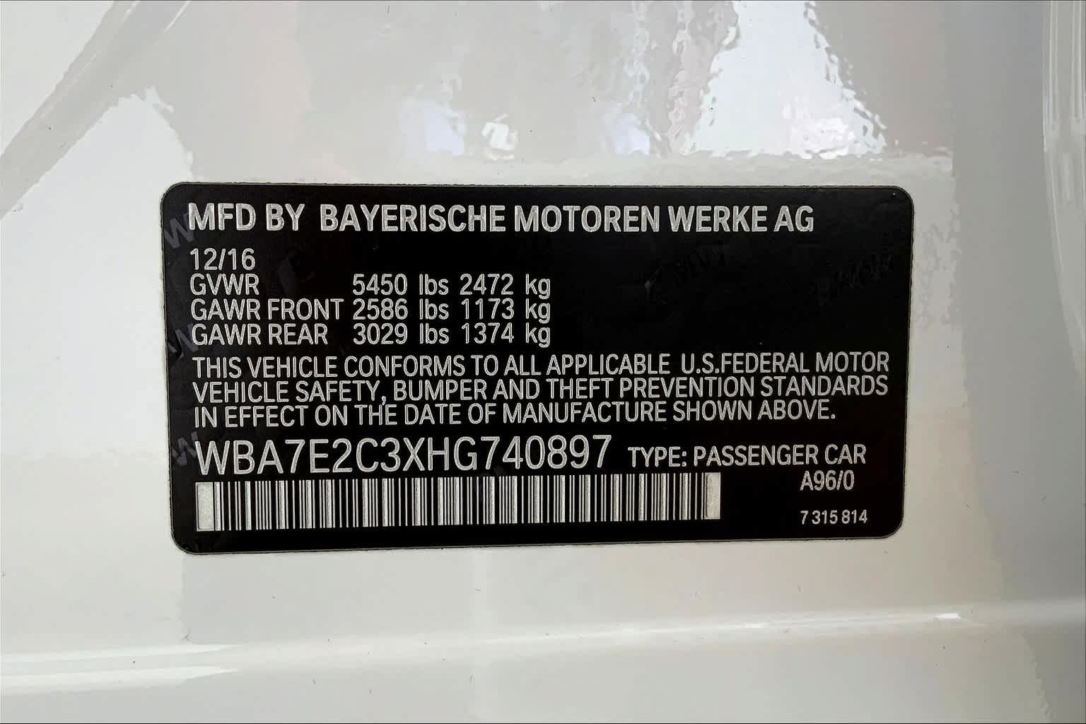 Used 2017 BMW 740i RWD image 34