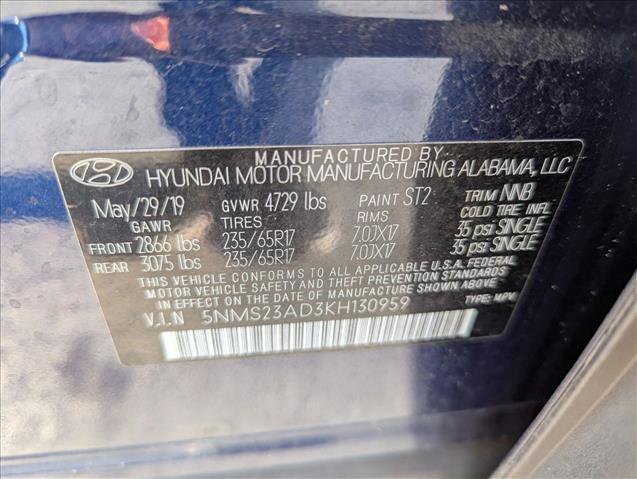 Used 2019 Hyundai Santa Fe SE image 15