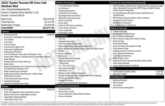 Used 2022 Toyota Tacoma SR image 11