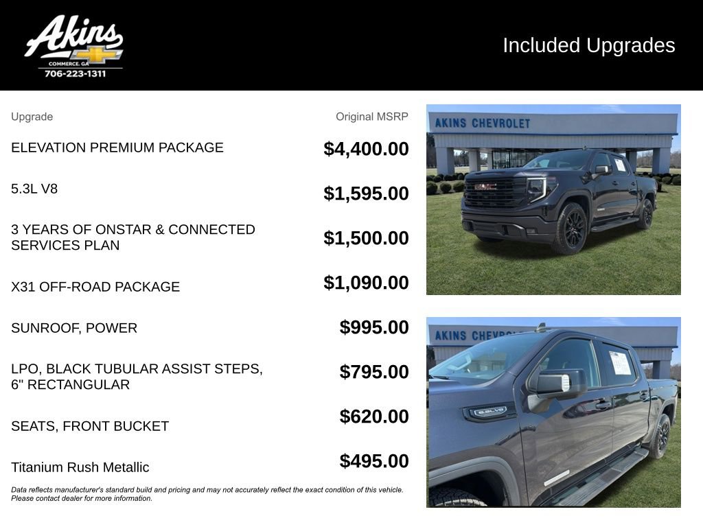 Used 2022 GMC Sierra 1500 Elevation w/ Elevation Premium Package AWD/4WD image 5