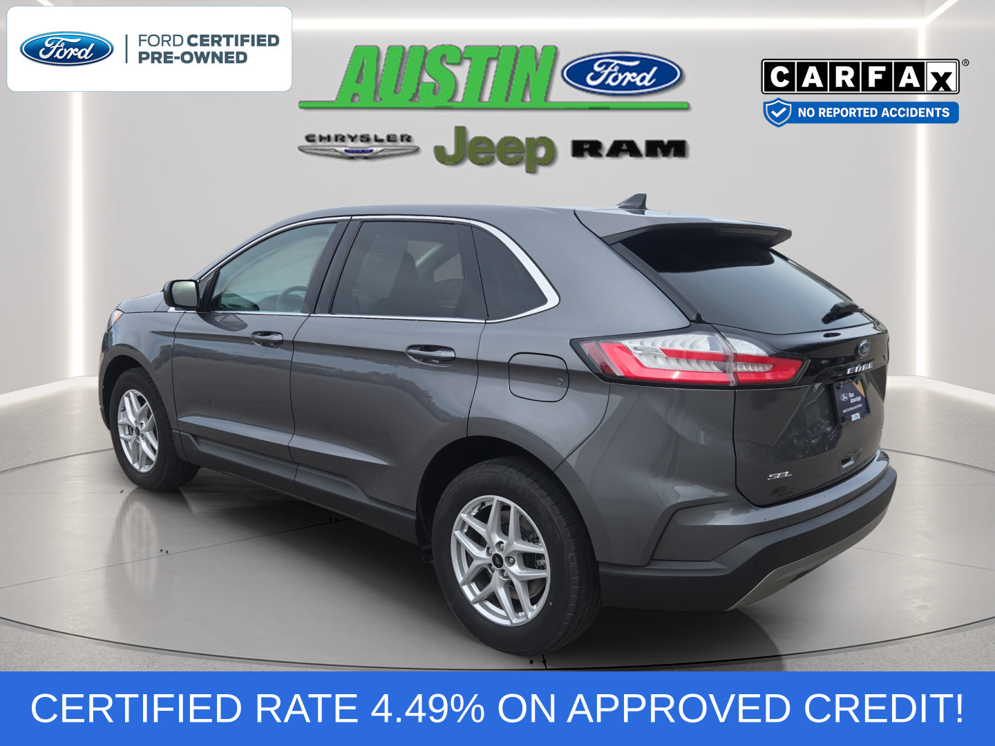 Certified 2024 Ford Edge SEL w/ Convenience Package AWD/4WD image 3