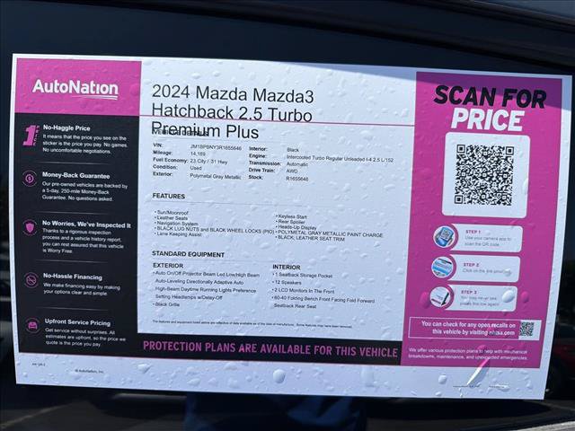 Used 2024 MAZDA MAZDA3 Hatchback w/Premium Plus Pkg AWD/4WD image 18