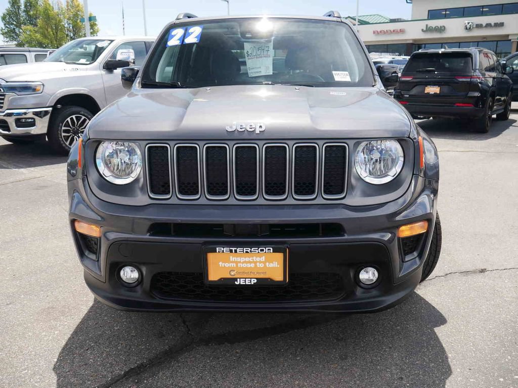 Certified 2022 Jeep Renegade Limited w/ Sun, Sound & Wheels Group AWD/4WD image 3