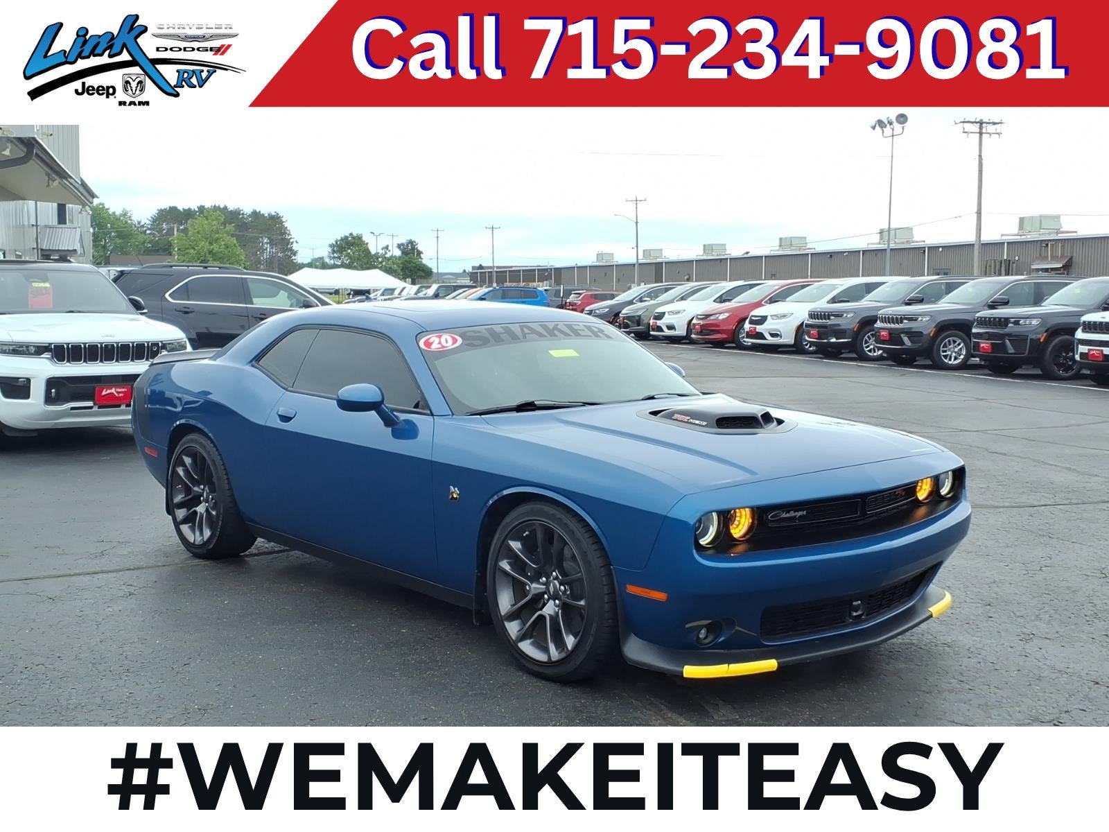 Used 2020 Dodge Challenger R/T Scat Pack w/ Shaker Package
