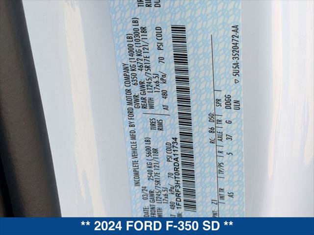New 2024 Ford F350 XL w/ XL Chrome Package image 19
