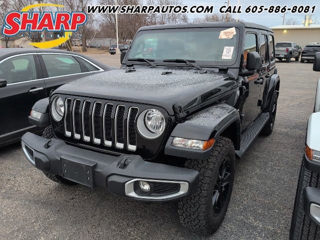 Used 2021 Jeep Wrangler Unlimited Sahara w/ Uconnect 4C Nav & Sound Group image 1