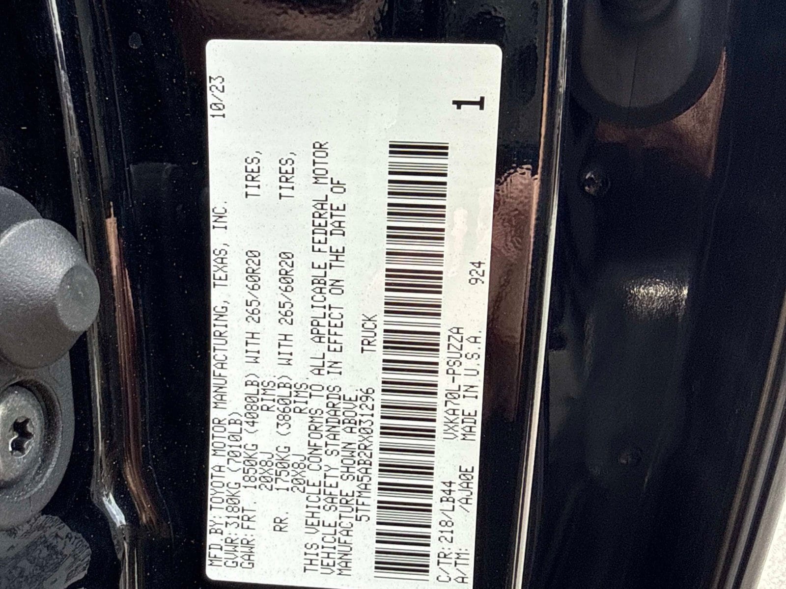 Used 2024 Toyota Tundra 1794 Edition RWD image 35