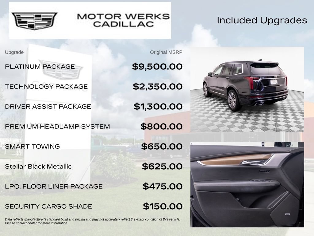 Certified 2025 Cadillac XT6 Premium Luxury w/ Platinum Package AWD/4WD image 4
