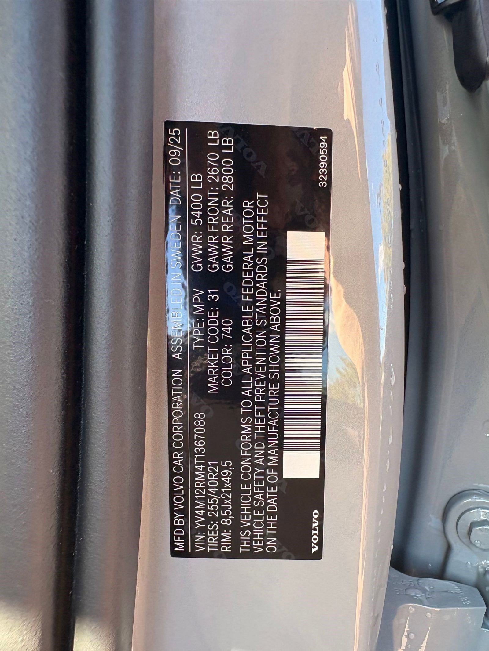 New 2026 Volvo XC60 B5 Ultra w/ Climate Package image 19