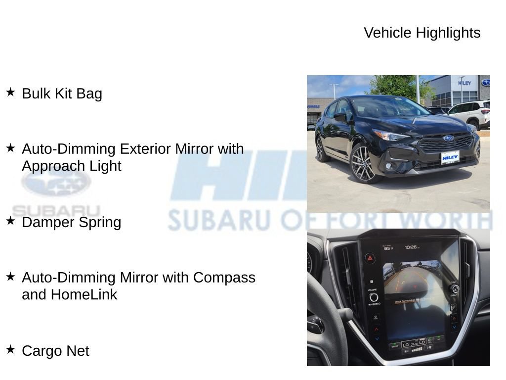 New 2026 Subaru Impreza 2.0i Sport AWD/4WD image 5