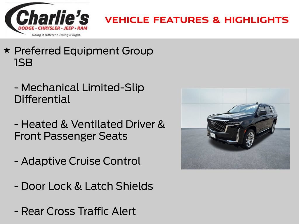 Used 2023 Cadillac Escalade Premium Luxury w/ LPO, Radiant Package AWD/4WD image 13