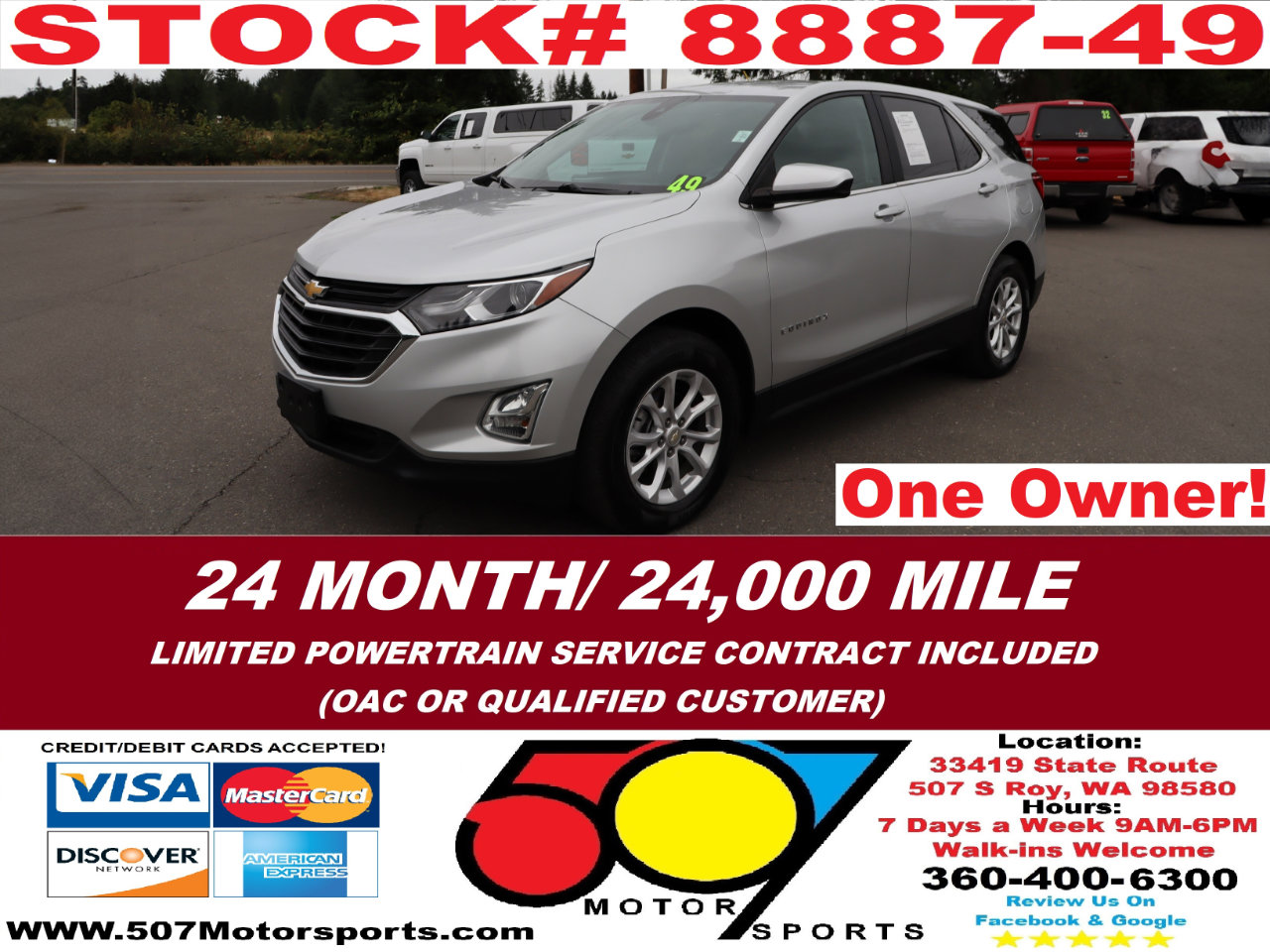 Used 2021 Chevrolet Equinox LT w/ Driver Convenience Package image 1