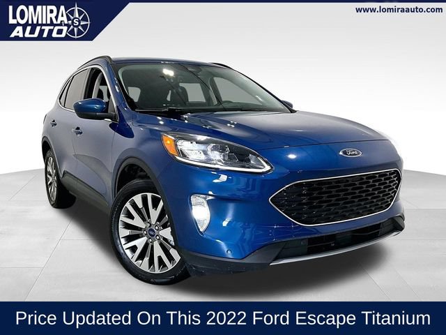 Used 2022 Ford Escape Titanium w/ Class II Trailer Tow Package AWD/4WD 360° Tour