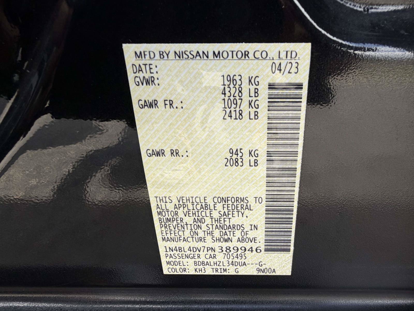Used 2023 Nissan Altima 2.5 SV FWD image 37