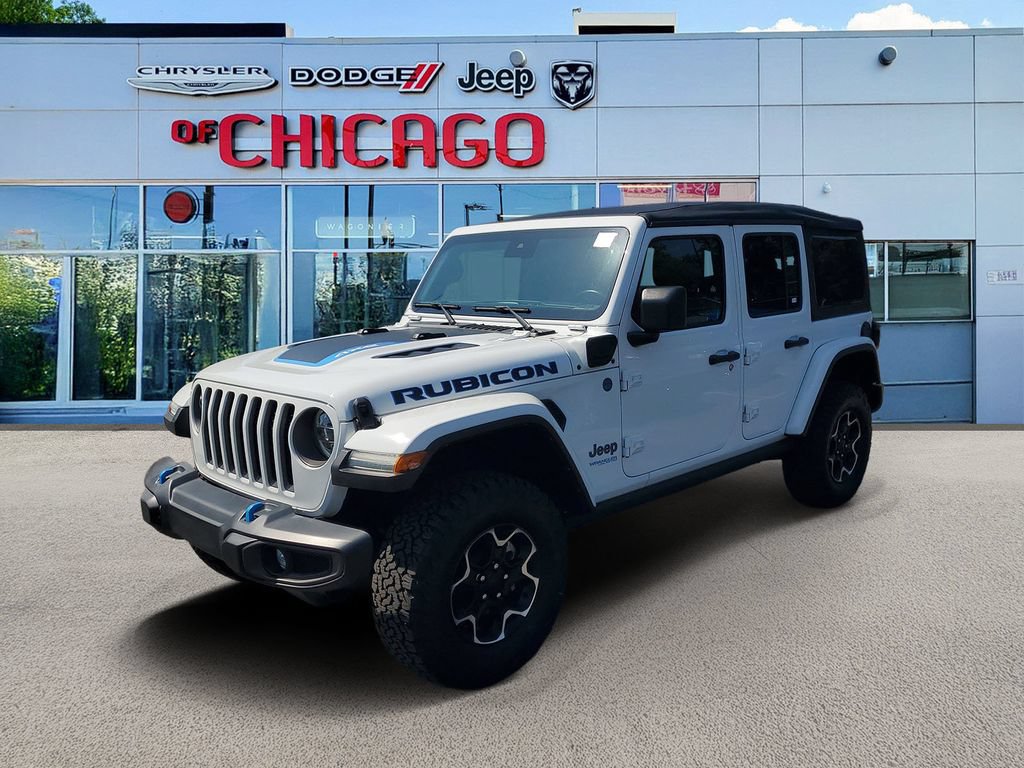 Used 2021 Jeep Wrangler Unlimited Rubicon 4xe w/ Cold Weather Group AWD/4WD image 2