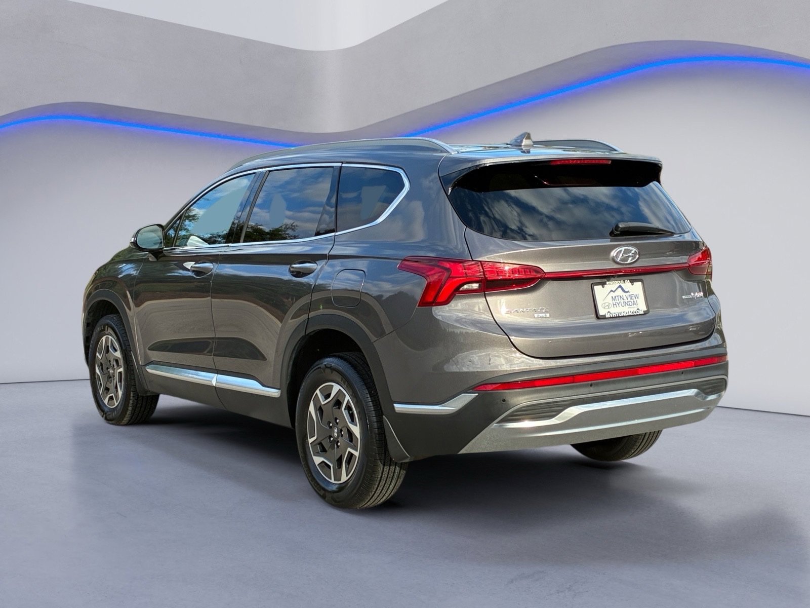 Used 2022 Hyundai Santa Fe Blue AWD/4WD image 3