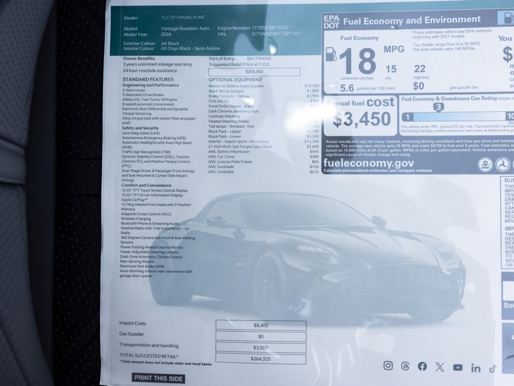 New 2026 Aston Martin V8 Vantage Coupe image 41