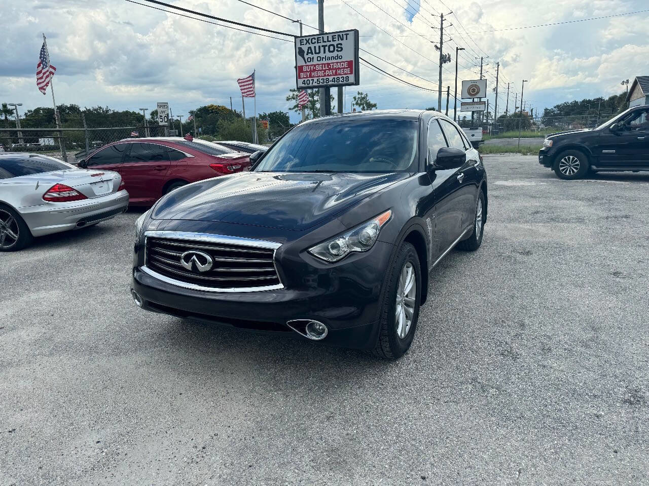 Used 2014 INFINITI QX70 Base 4dr SUV (3.7L V6) image 1