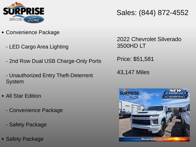 Used 2022 Chevrolet Silverado 3500 LT w/ All Star Edition AWD/4WD image 16
