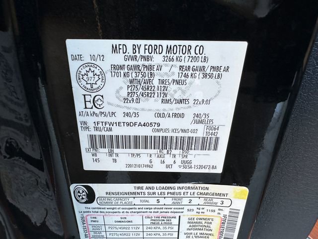 Used 2013 Ford F150 Limited image 40