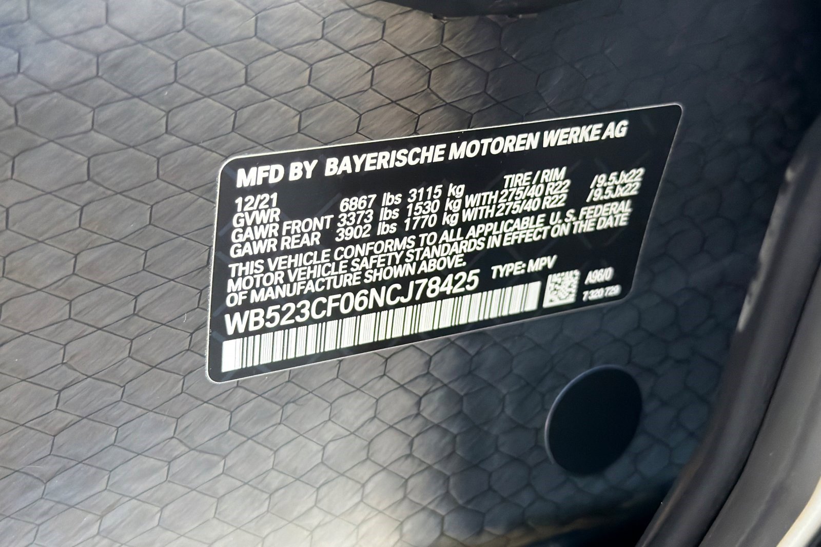 Certified 2022 BMW iX xDrive50 w/ Sport Package image 41