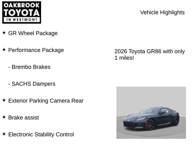 New 2026 Toyota GR86 Premium RWD image 7
