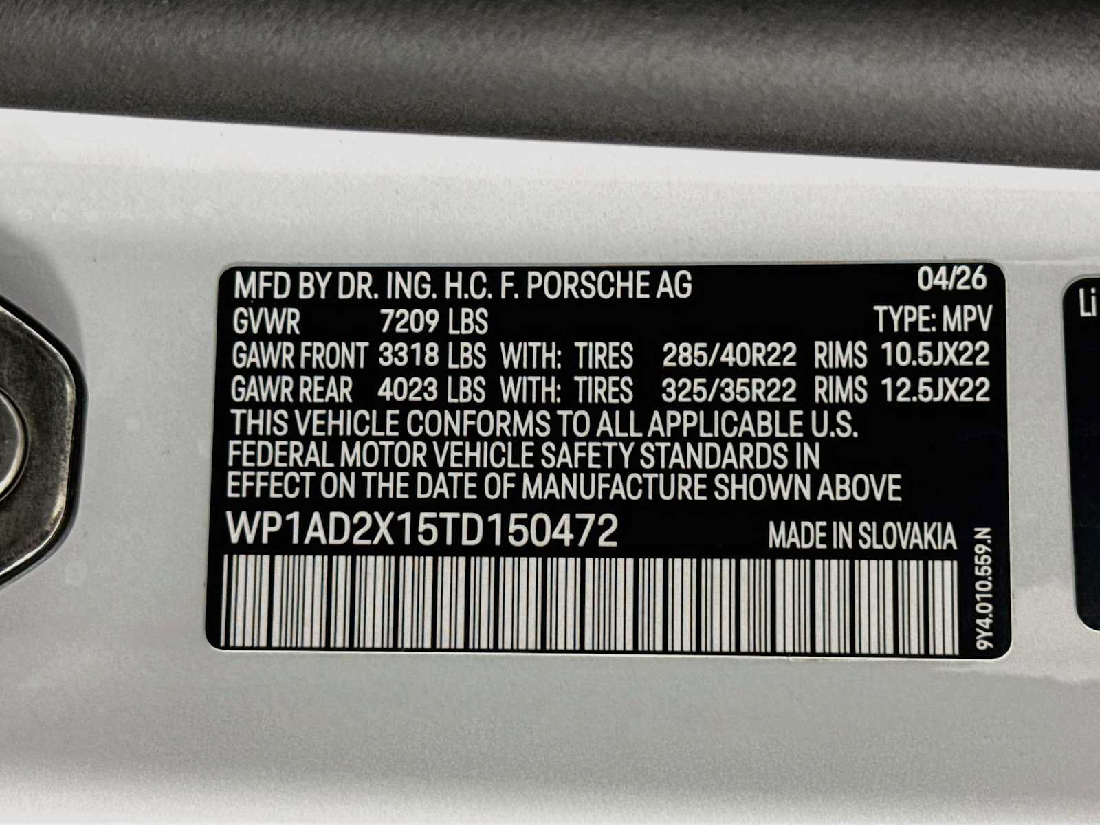 New 2026 Porsche Cayenne Turbo Electric AWD/4WD image 33