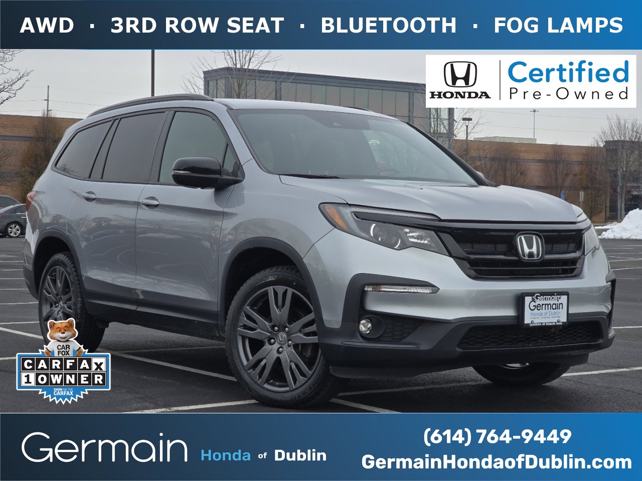 Certified 2022 Honda Pilot Sport image 1