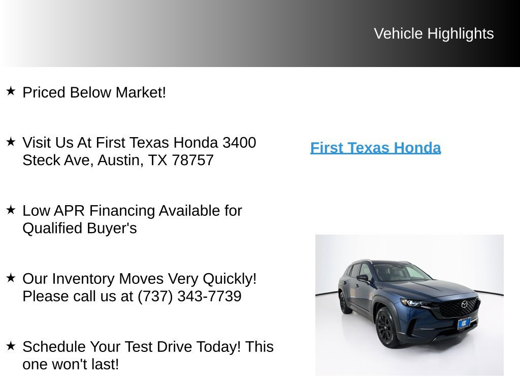 Used 2025 MAZDA CX-50 AWD 2.5 S w/ Weather Package image 9