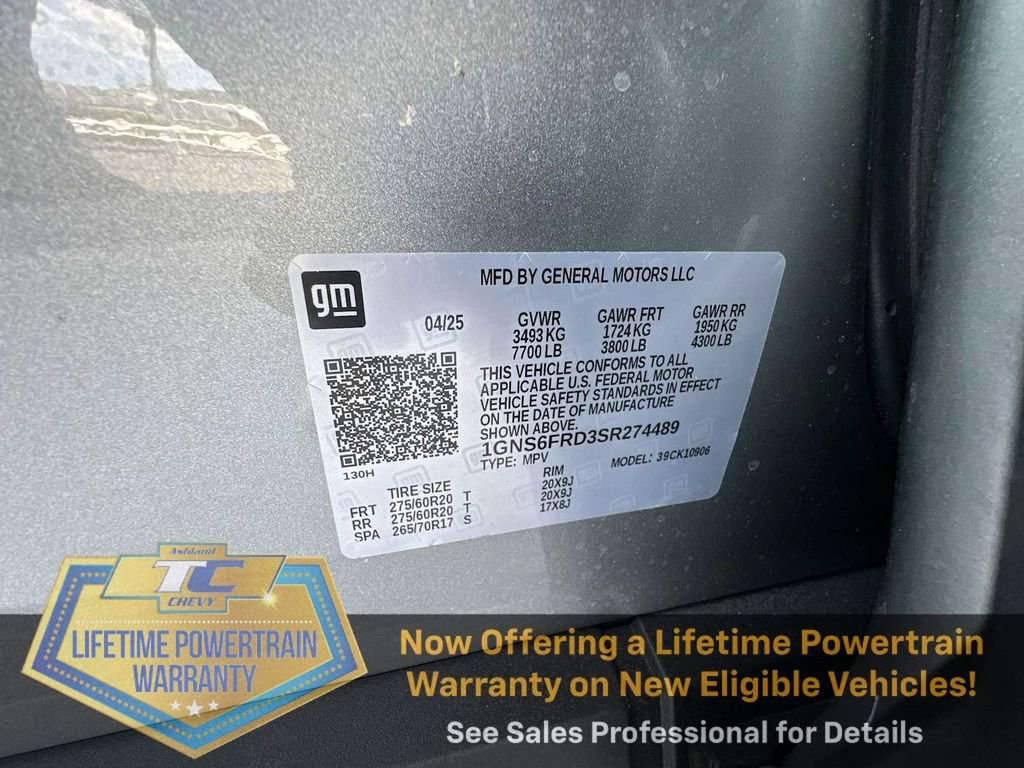 New 2025 Chevrolet Suburban Premier image 34