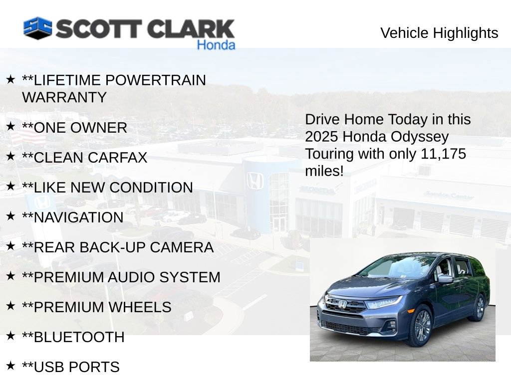 Used 2025 Honda Odyssey Touring image 11