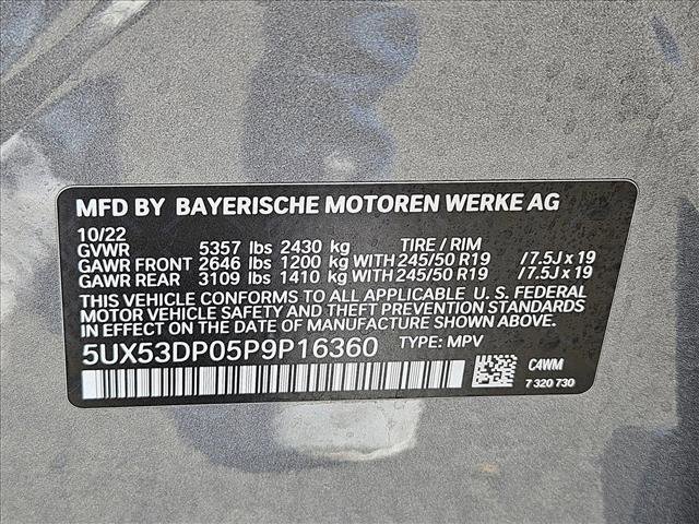 Certified 2023 BMW X3 xDrive30i w/ Convenience Package image 23